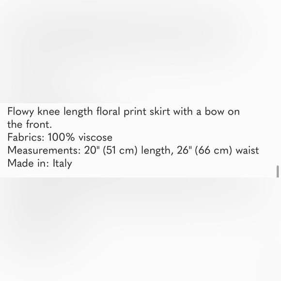 Brandy Melville Sephira Floral Skirt - Picture 5 of 5